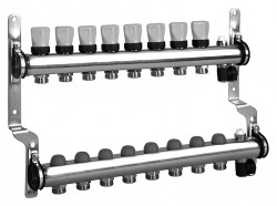 Коллектор Meibes RW1794128 с термовставками на 8 контуров