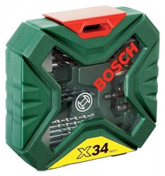Набор сверл, бит и головок Bosch X-Line-34 2607010608