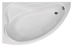 Акриловая ванна Bas Вектра 150 см L с каркасом